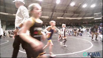 60 lbs Quarterfinal - Oakley Waitkus, TTWC Cream vs Azayla Mitchell, Prime Wrestling