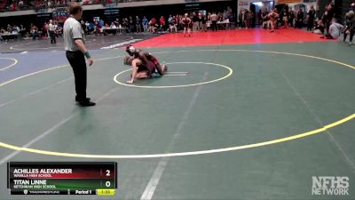 119 lbs Quarterfinal - Titan Linne, Ketchikan High School vs ACHILLES ALEXANDER, Wasilla High School