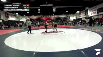 215 lbs Champ. Round 1 - Sebastian Roman, Rowland vs Johannes Alatorre, Murrieta Valley