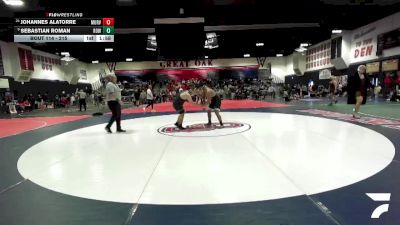 215 lbs Champ. Round 1 - Sebastian Roman, Rowland vs Johannes Alatorre, Murrieta Valley