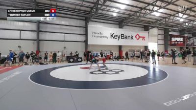 57 kg Champ. Round 2 - Christopher Colon, Ascend Wrestling LLC D B A Ascend Wrestling Club vs Hunter Taylor, Beaver Dam Wrestling Regional Training Center