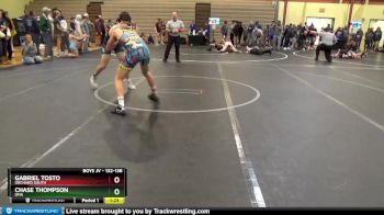 132-138 lbs Round 1 - Gabriel Tosto, Orchard South vs Chase Thompson, DMA