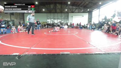 49 lbs Rr Rnd 1 - Eagan Luxton, Raw Wrestling Club vs Grayson Mortimer, Standfast
