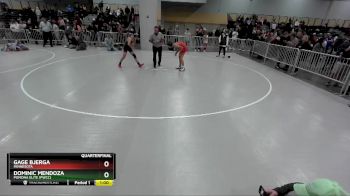 110 lbs Quarterfinal - Gage Bjerga, Minnesota vs Dominic Mendoza, Pomona Elite (PWCC)