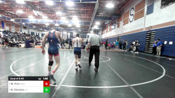120 lbs Consi Of 8 #2 - Matthew Pini, Natick vs Nate Garozzo, Lincoln-Sudbury