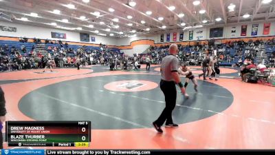 133 lbs Cons. Round 3 - Drew Magness, University Of Mount Union vs Blaze Thurber, Wisconsin-Stevens Point