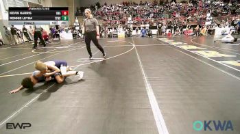 58 lbs Final - Kevin Harris, HURRICANE WRESTLING ACADEMY vs Ronnie Leyba, Team Tulsa Wrestling Club