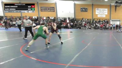 106 lbs Round Of 32 - Gavin Jonasch, Killingly vs Alex Gemma, Bishop Hendricken