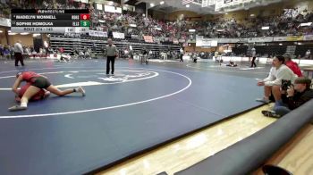 145 lbs 5th Place Match - Sophie Homolka, Ellsworth HS vs Madelyn Wonnell, Rossville Hs