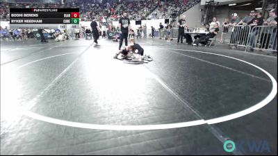40 lbs Consi Of 8 #1 - Bodhi Berens, Blanchard Wrestling Club vs Ryker Needham, Coweta Tiger Wrestling