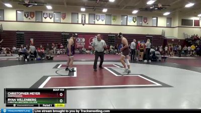 152 lbs Round 3 - Ryan Willenberg, Christian Brothers College vs Christopher Meyer, Independence