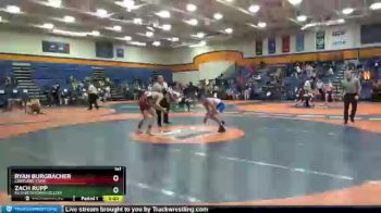 141 lbs Champ. Round 1 - Ryan Burgbacher, Cortland State vs Zach Rupp, Elizabethtown College