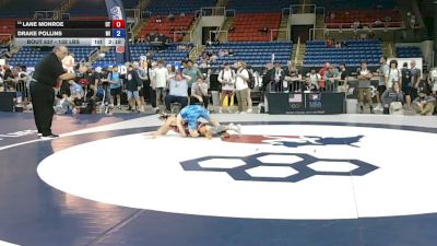 132 lbs Champ. Rd Of 64 - Lane Monroe, Utah vs Drake Pollins, Michigan