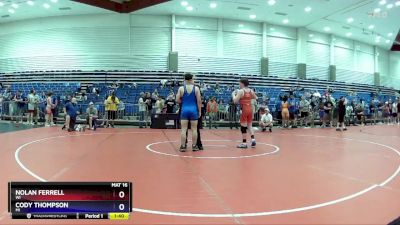 149 lbs Cons. Semi - Nolan Ferrell, WI vs Cody Thompson, MI