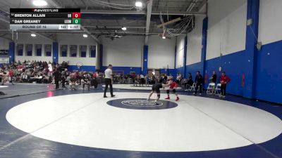 144 lbs Round Of 16 - Brenton Allain, Bridgewater-Raynham vs Dan Greaney, Leominster