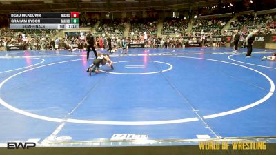 64 lbs Semifinal - Beau Mckeown, Mat Assassins vs Graham Dyson, Mat Assassins