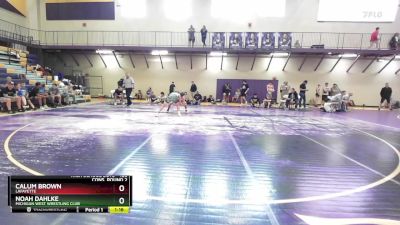 126 lbs Cons. Round 2 - Calum Brown, Lafayette vs Noah Dahlke, Michigan West Wrestling Club