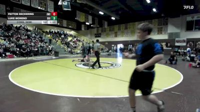 115 lbs Cons. Semi - Payton Beckering, Swarm Wrestling Club vs Luke Moreno, Socal Grappling Club