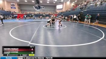 150 lbs Cons. Round 1 - Nathen Moseley, Lewisville Flower Mound vs Zander Kommer, Tecumseh