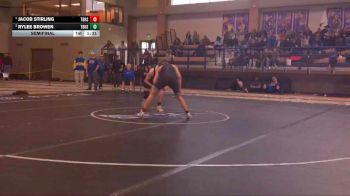 144 lbs Semifinal - Jacob Stirling, Thunder Basin High School vs Rylee Browen, Thunder Basin High School