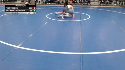 144 lbs Round 4 - Kirk Wilson, North Platte vs Brian SeoaneCancino, Liberty North