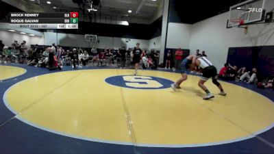 167 lbs Champ. Round 2 - Brock Kenney, Trabuco Hills High School vs Roque Galvan, Villa Park High School