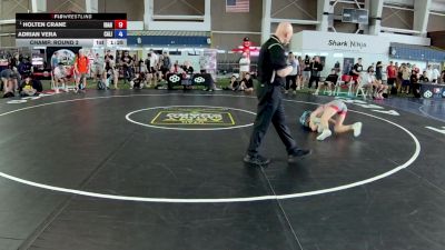 106 lbs Champ. Round 2 - Holten Crane, Idaho vs Adrian Vera, California