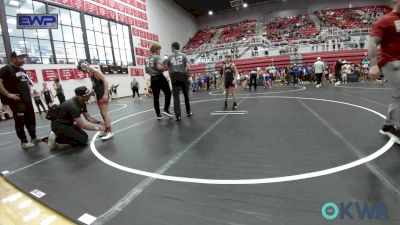 80 lbs Quarterfinal - Mason Giberti, Mustang Bronco Wrestling Club vs Beringer Rogers, Tuttle Wrestling