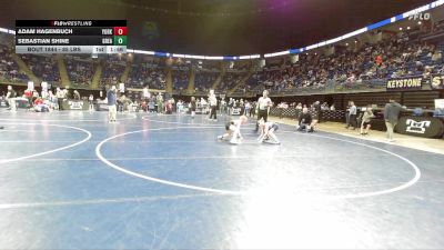 85 lbs Quarterfinal - Adam Hagenbuch, York Suburban vs Sebastian Shine, Greater Latrobe