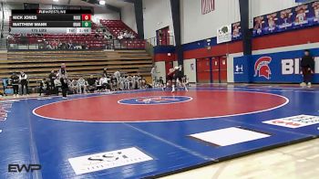 175 lbs Rr Rnd 1 - Nick Jones, Rose Hill vs Matthew Mann, Broken Arrow