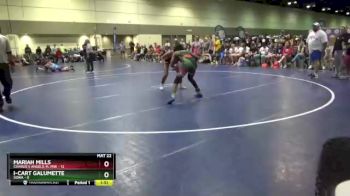 110 lbs Round 5 (6 Team) - Mariah Mills, Charlie`s Angels-FL Pnk vs I-Cart Galumette, SOWA