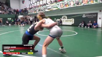 120 lbs Quarterfinal - Cooper Shore, Miami East vs Brady Vogt, Clarkston