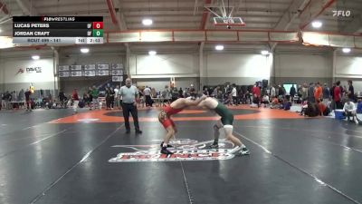141 lbs Quarterfinal - Jordan Craft, UW Parkside vs Lucas Peters, Indiana