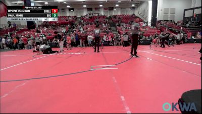 92 lbs Final - Mackinley Wolf, Wolfpak Wrestling vs Colin Evans, Blackwell Wrestling Club