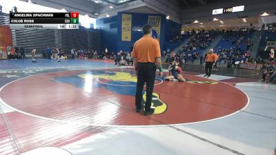 140 lbs Semifinal - Angelina Spachman, Parkland vs Chloe Ross, Choate Rosemary Hall
