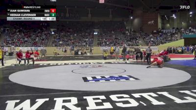 132 lbs Champ. Round 1 - Keenan Clevenger, Madison Central vs Juan Quintana, Owensboro
