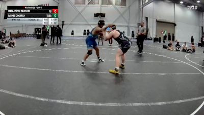 285 lbs Round 3 (4 Team) - Mike Diorio, TDWC Maniacs vs Braiden Sudor, Freakztyle Wrestling