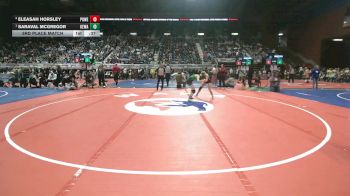 115 lbs 3rd Place Match - Saraval McGregor, Kelly Walsh vs Eleasah Horsley, Powell