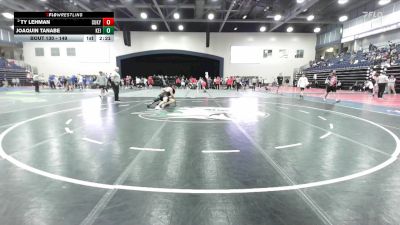 149 lbs Champ. Round 2 - Joaquin Tanabe, Keiser University vs Ty Lehman, Cumberlands (Ky.)