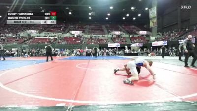 120 lbs 3rd Place Match - Bobby Hernandez, CODY WRESTLING CLUB vs Tucker Stygles, Havre Wrestling Club