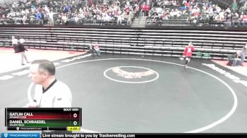 150 lbs Cons. Semi - Gatlin Call, Spanish Fork vs Daniel Schraedel, Salem Hills