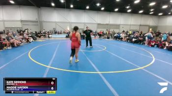 180 lbs Round 3 (8 Team) - Laney Oliver, Ohio Red vs Heaven Cole, Michigan Blue