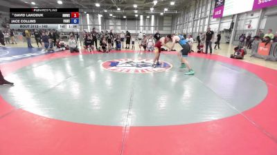 140 lbs Quarters - David Lakoduk, NWWC vs Jace Collins, Port Angeles Wrestling Club