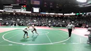 90 lbs Cons. Round 3 - Jayce Miles, WEWA vs Logan Gerst, RIKA