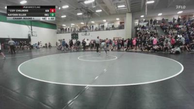 132 lbs Champ. Round 1 - Coy Childers, Nebraska Elite Wrestling vs Kayden Eller, Viking Wrestling Club (IA)