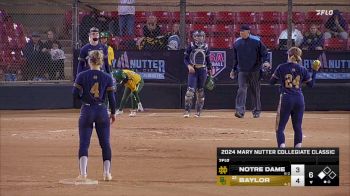 Replay: Notre Dame Vs. Baylor [6-7th Inning] | 2024 Mary Nutter Collegiate Classic | Feb 22