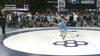 106 lbs Cons. Sub-semis - Jackson Thorn, Minnesota vs Dakota Harmer, Michigan