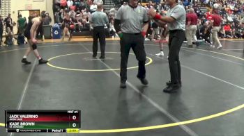 132 lbs Quarterfinal - Kade Brown, St. Edward vs Jack Valerino, Avon Lake
