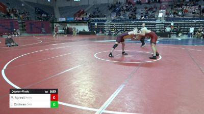 197 lbs Quarterfinal - Max Agresti, Harvard vs Luke Cochran, Central Michigan