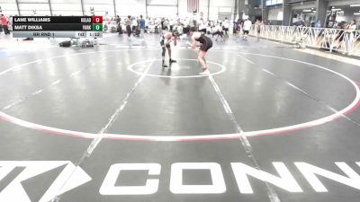 126 lbs Rr Rnd 1 - Lane Williams, Keene Gladiators - HSB vs Matt Diksa, Yorktown Wrestling Club - HSB